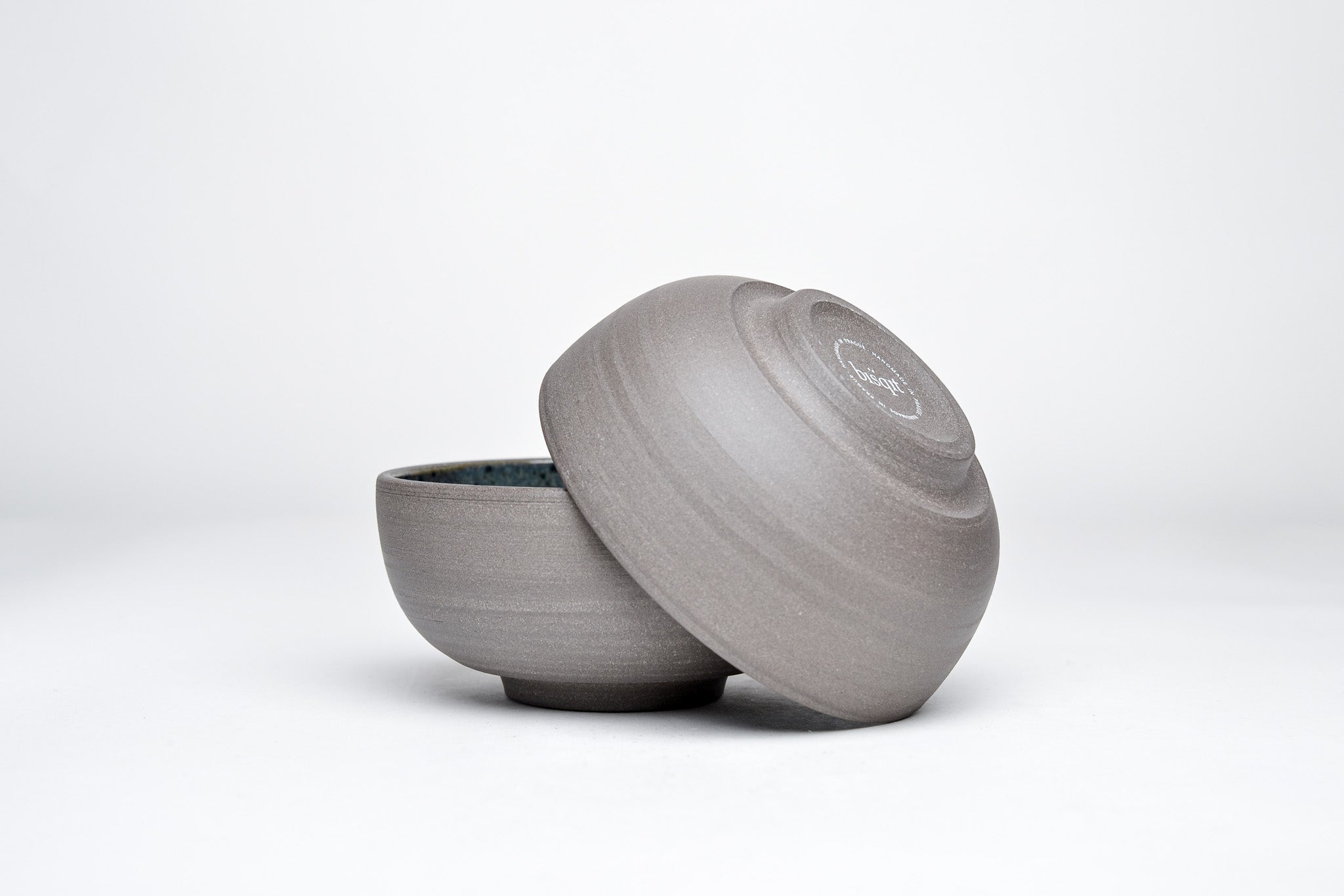 Simple bowl, gray&blue - 230ml