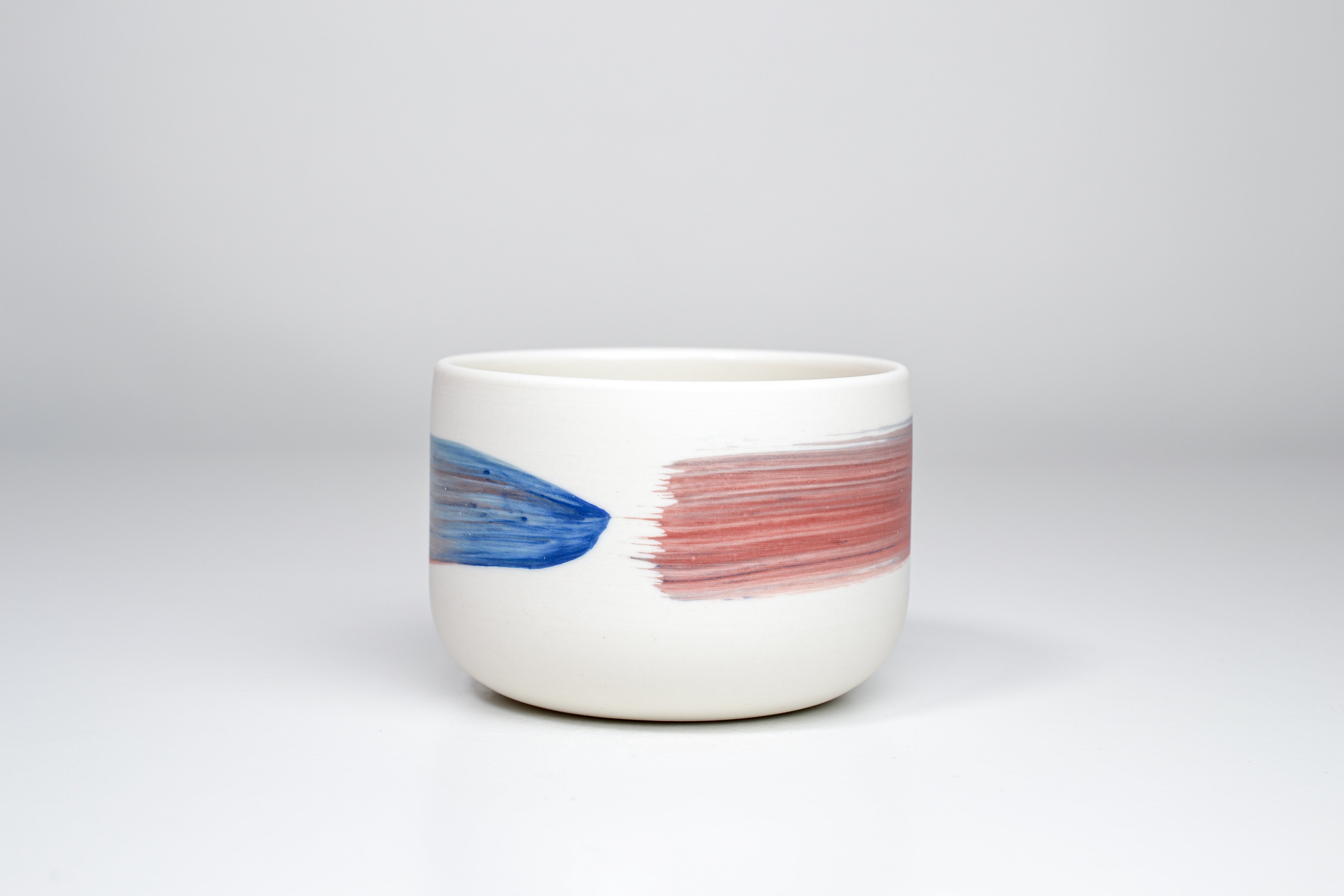 Simple cup, rainbow line, 300ml