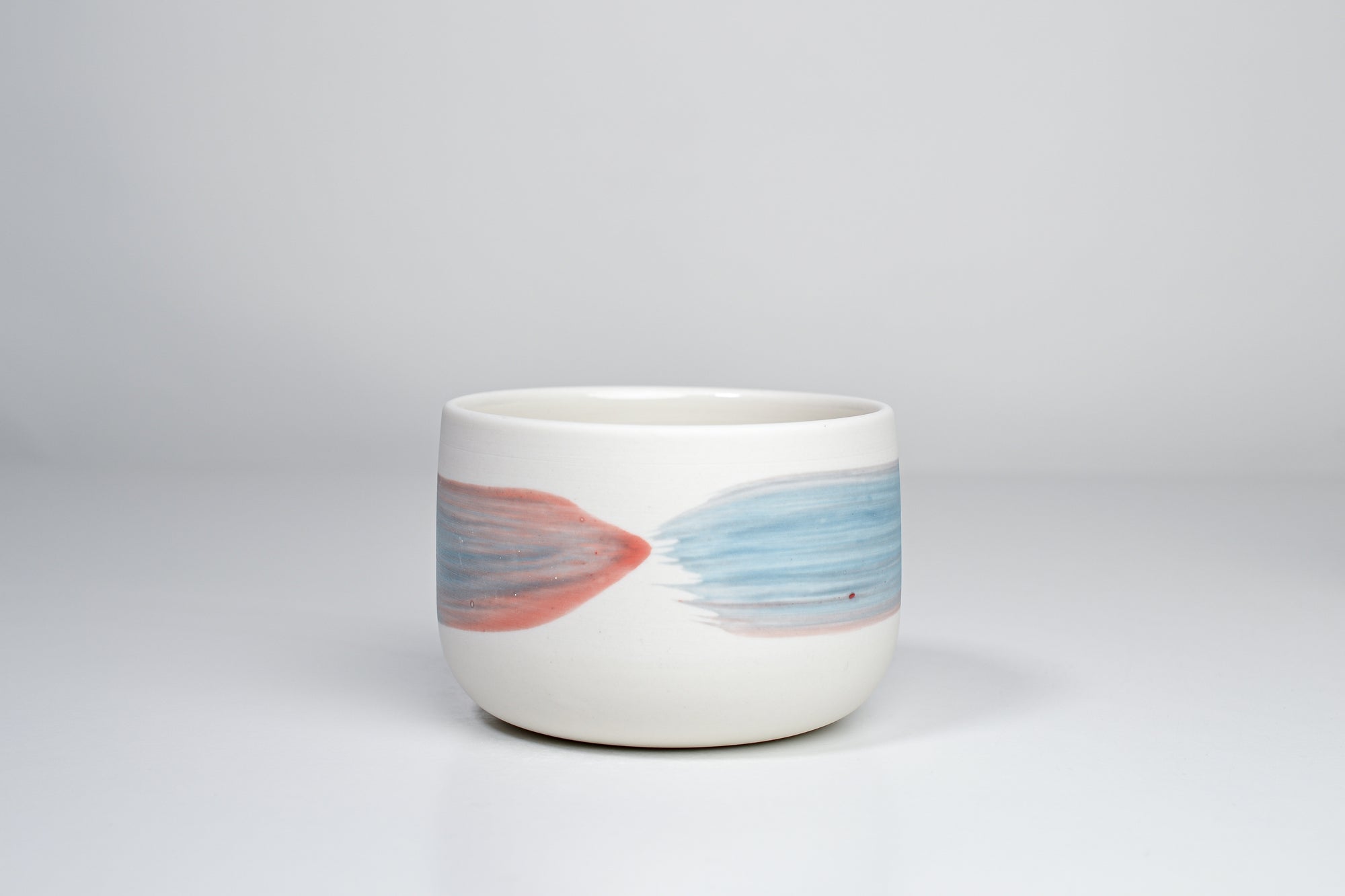 Simple cup, rainbow line, 300ml