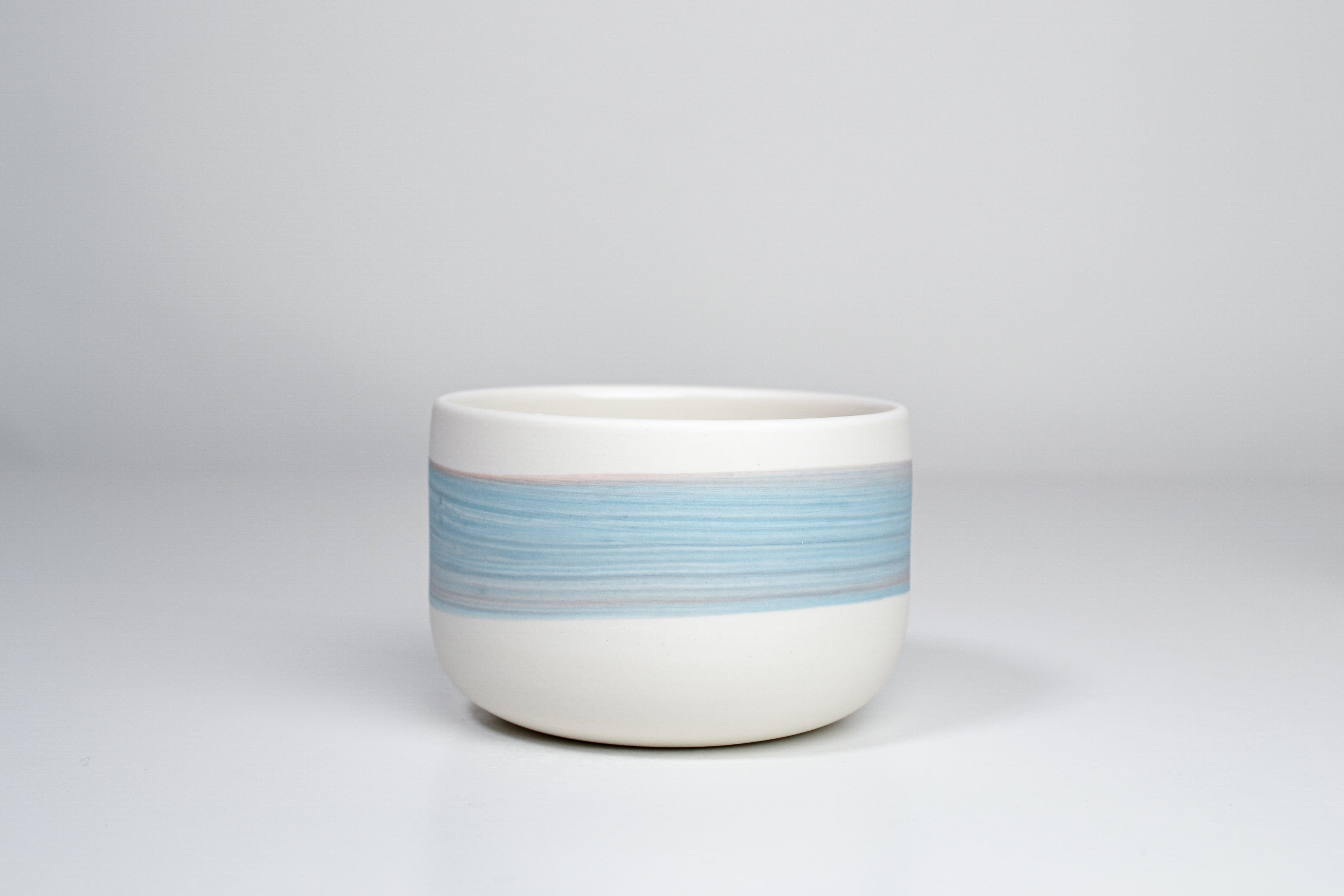 Simple cup, rainbow line, 300ml