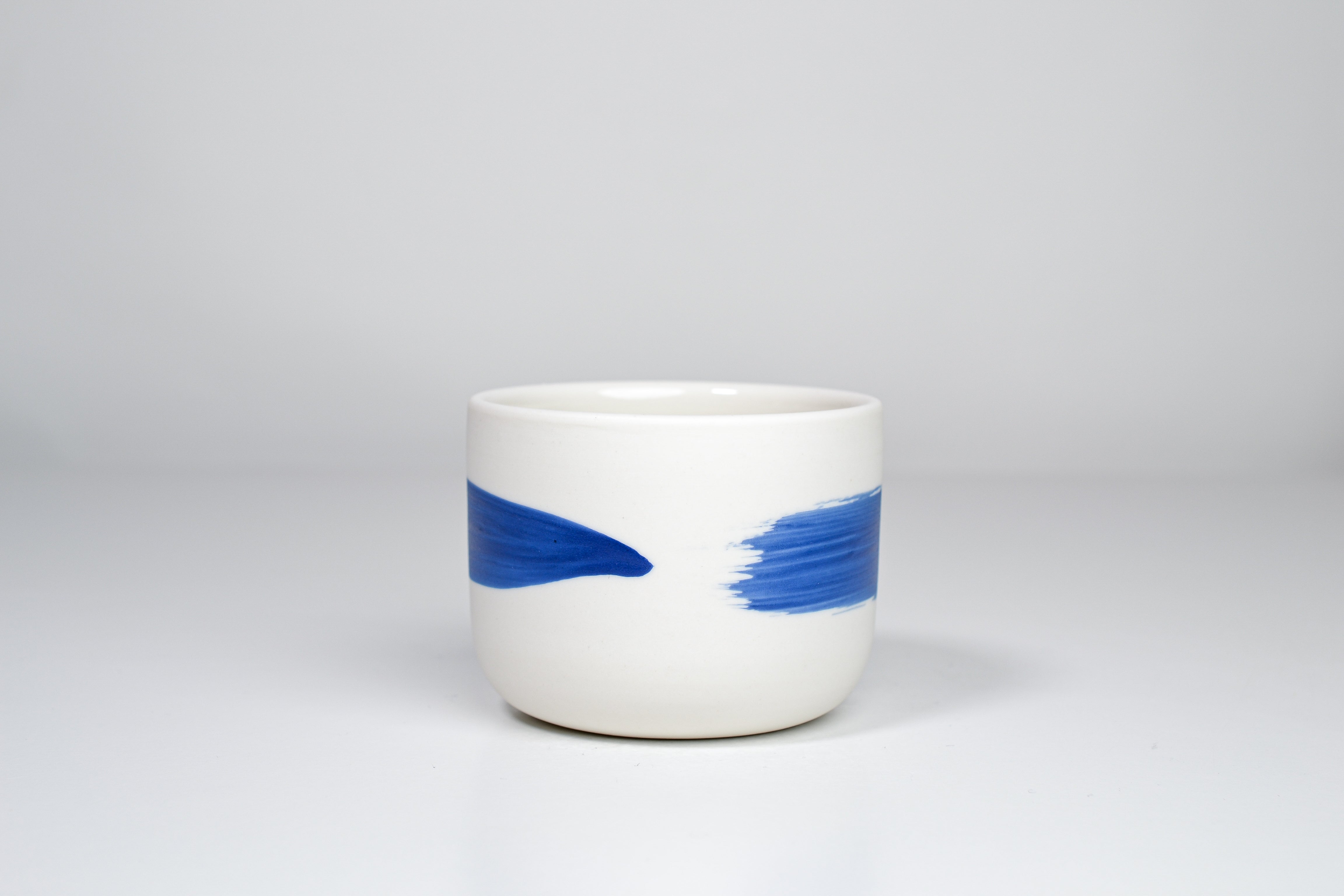 Simple cup, persian blue line 200ml