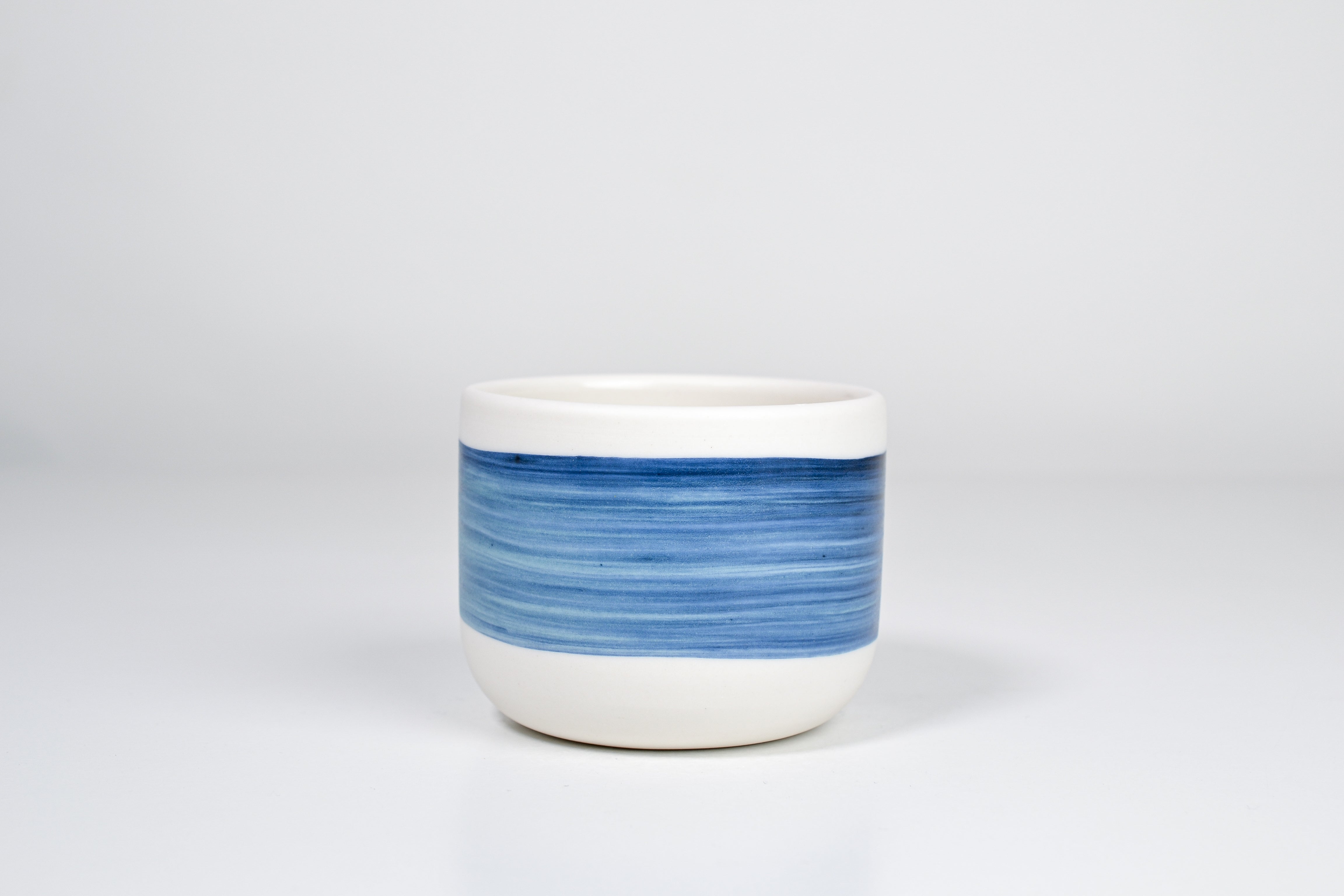 Simple cup, cobalt blue line 200ml