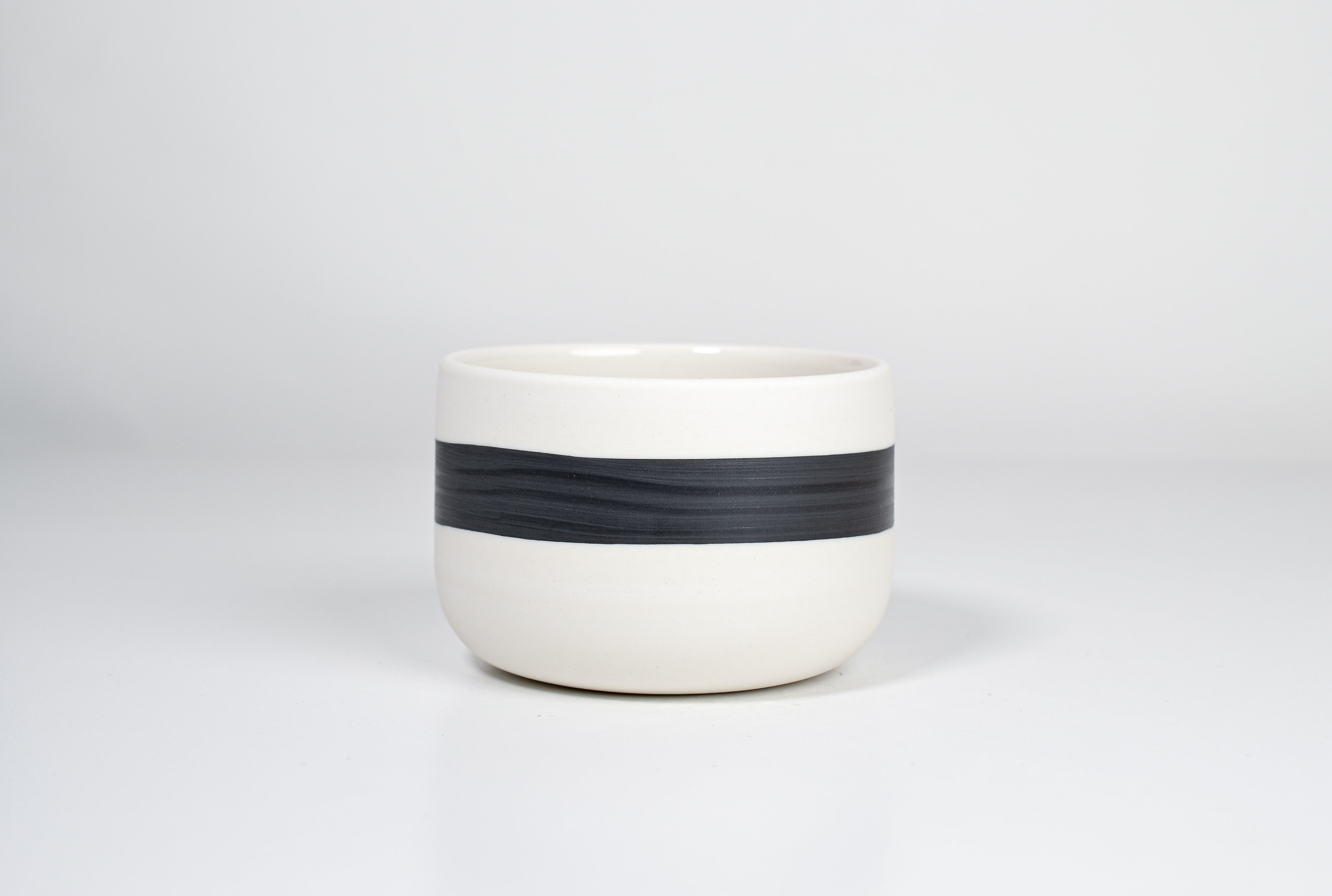 Simple cup, black line, 300ml