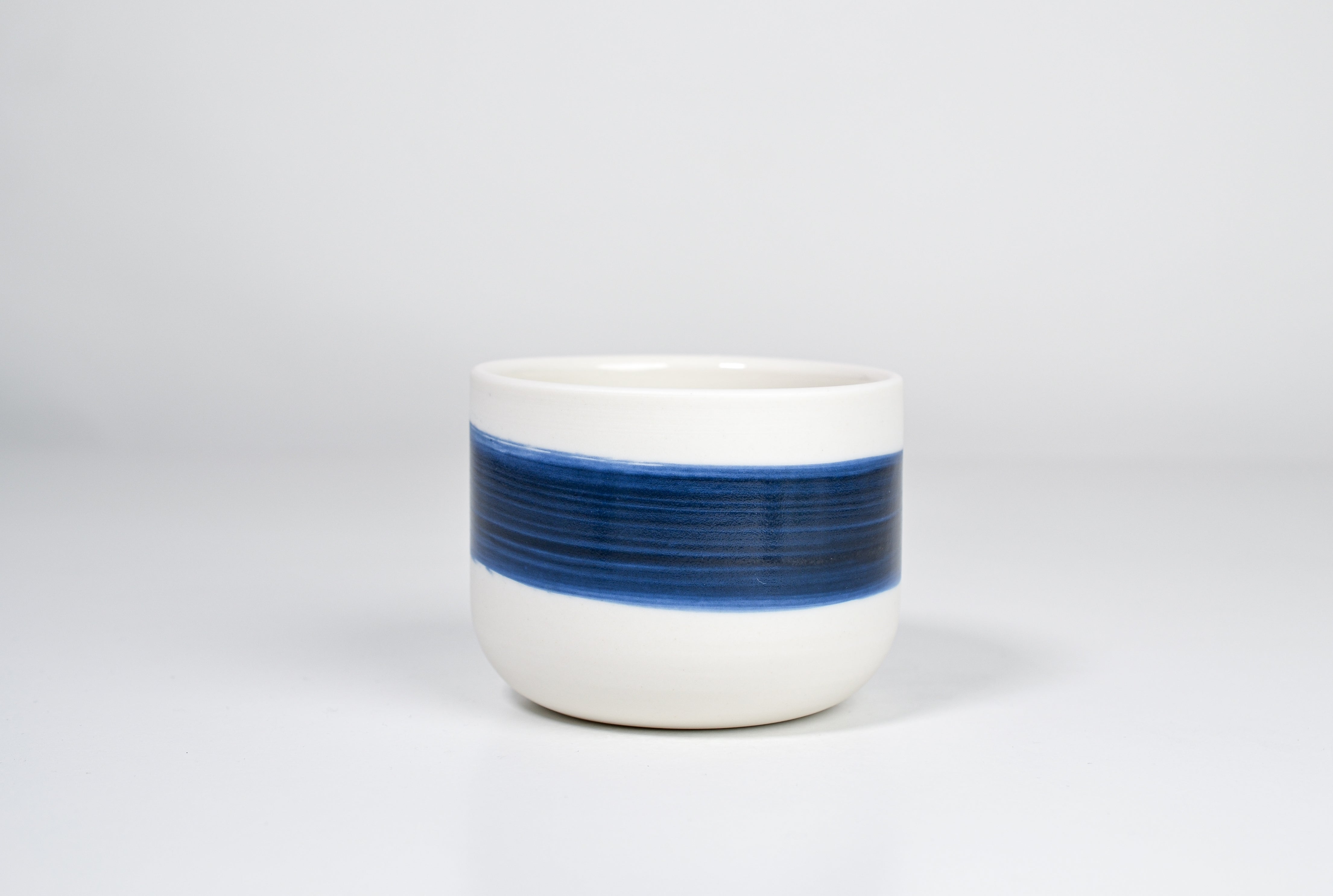 Simple cup, cobalt blue line 200ml