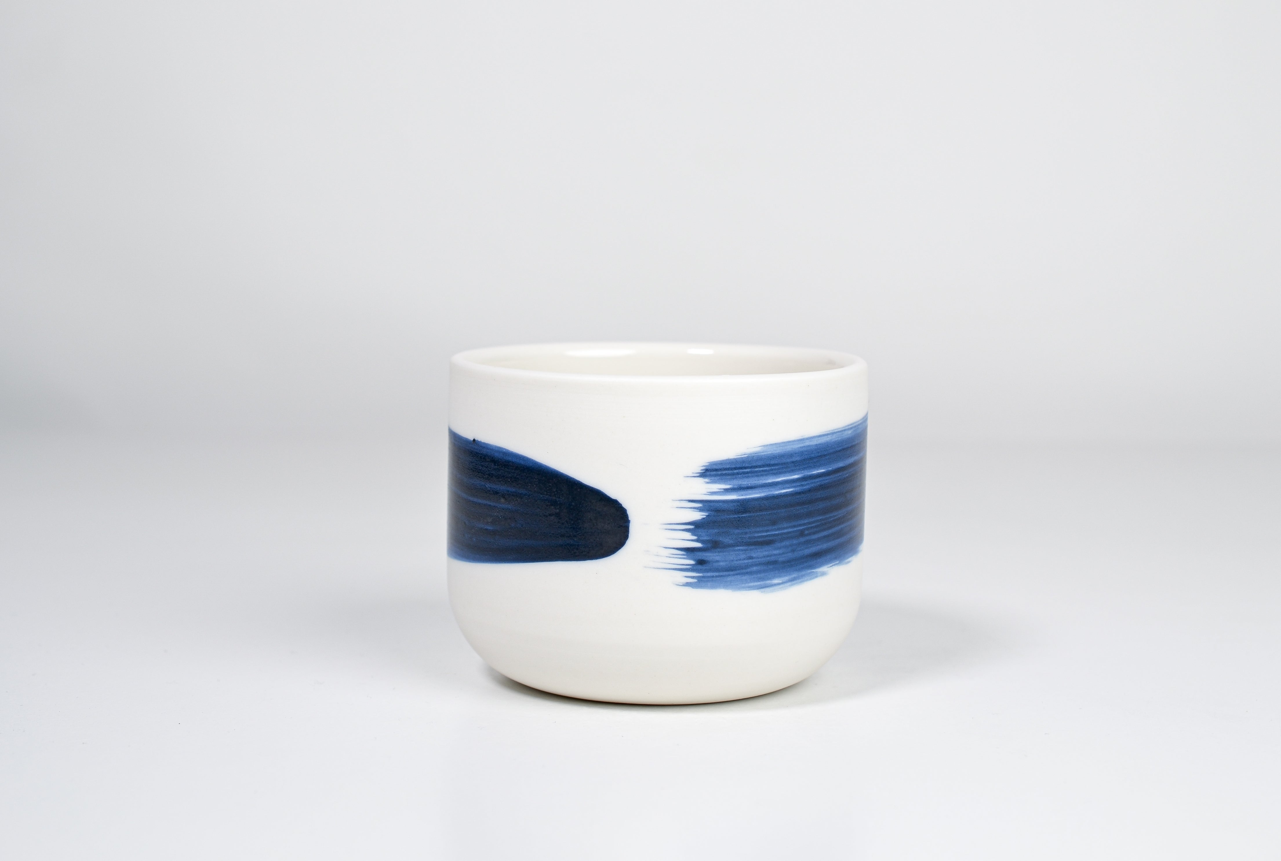 Simple cup, cobalt blue line 200ml