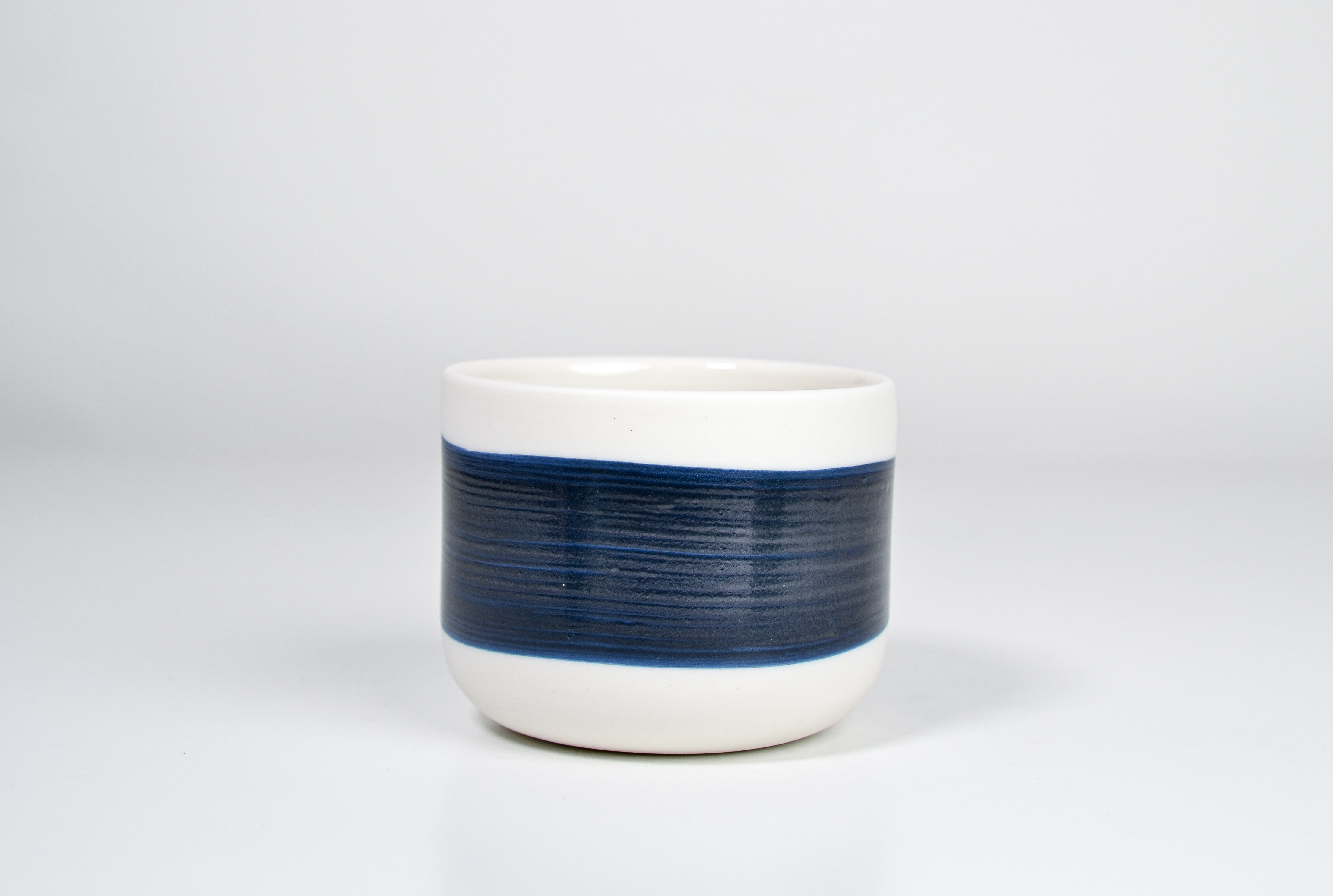 Simple cup, cobalt blue line 200ml