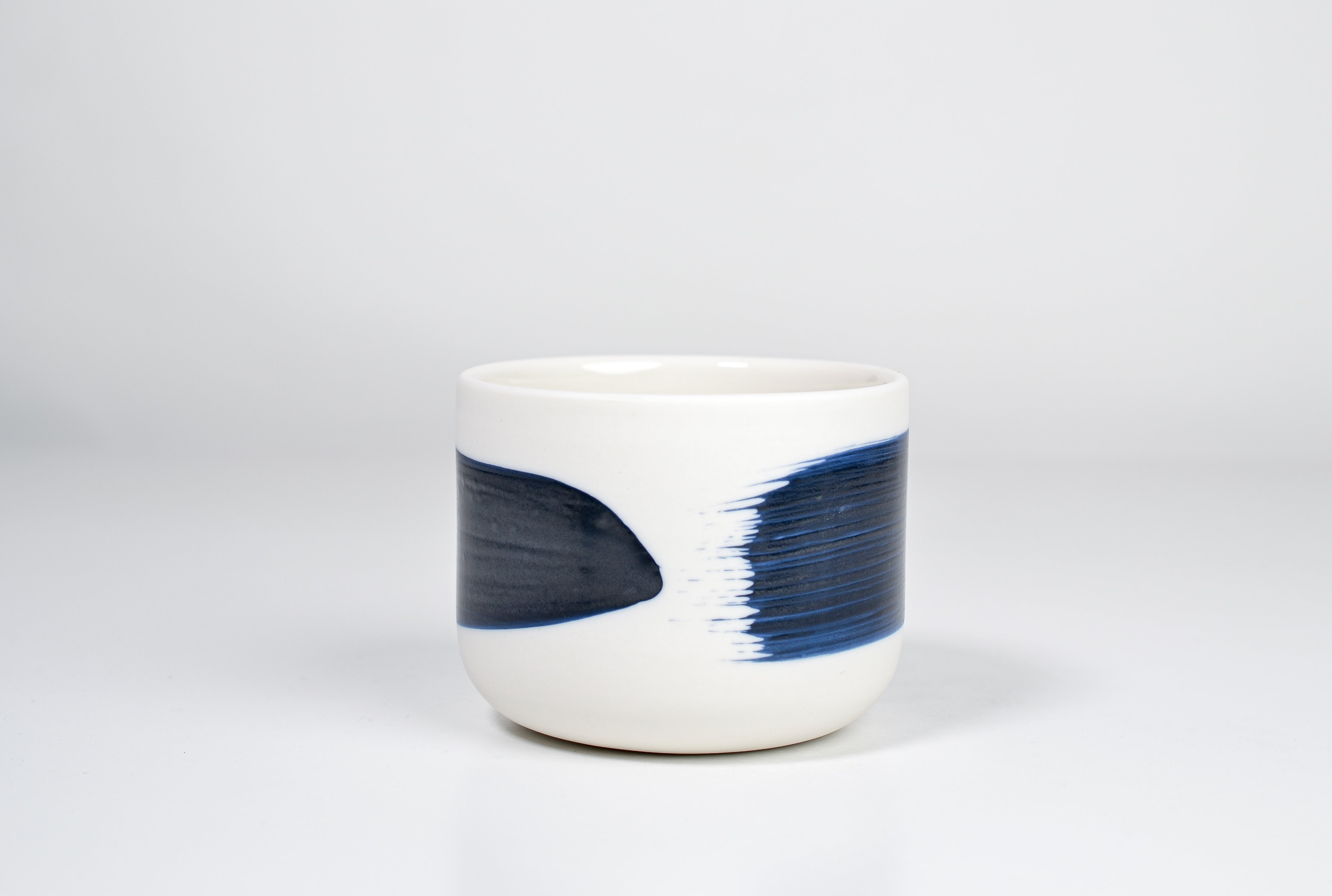 Simple cup, cobalt blue line 200ml