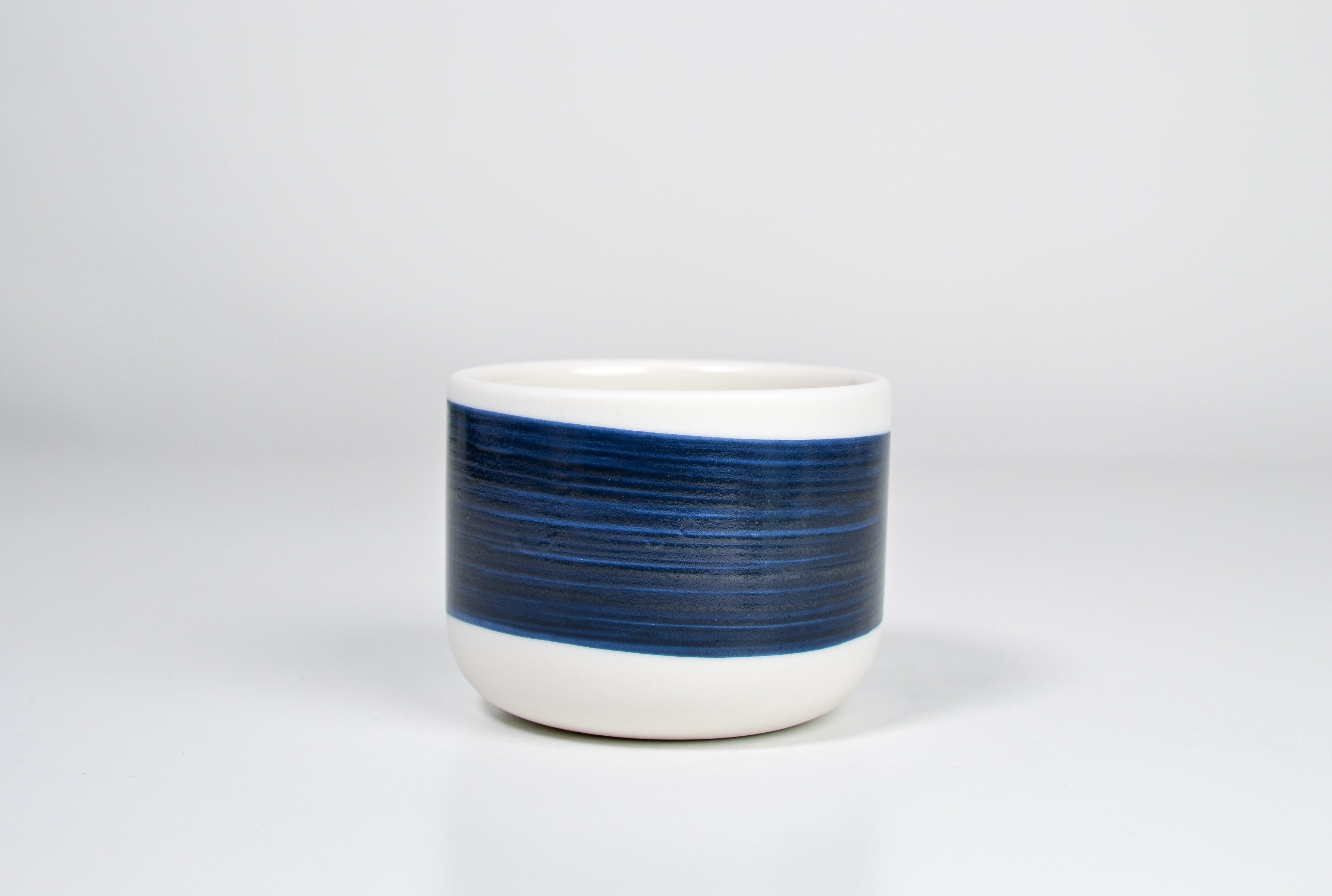 Simple cup, cobalt blue line 200ml