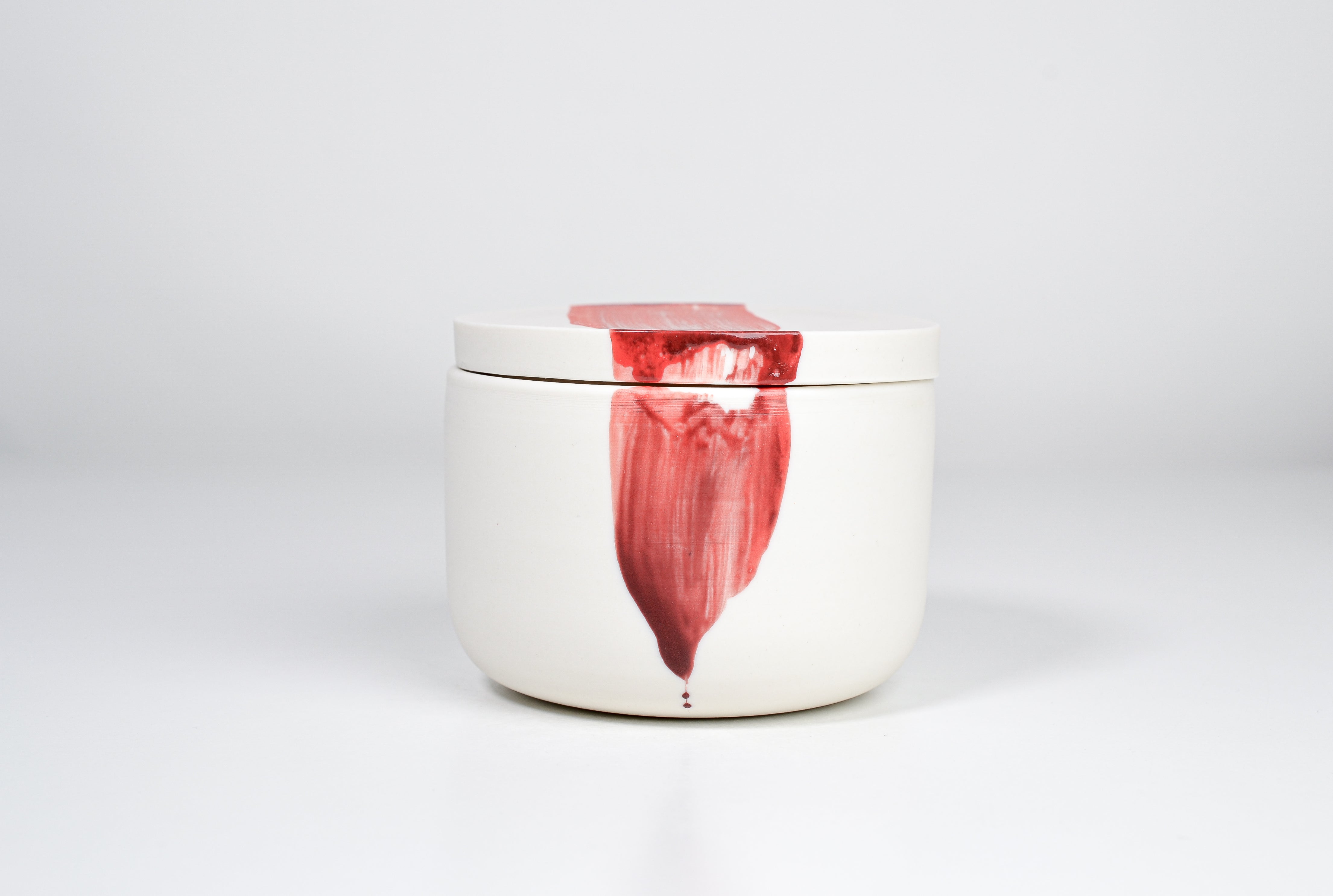 Simple sugar jar, blood line, 300ml cup with a lid