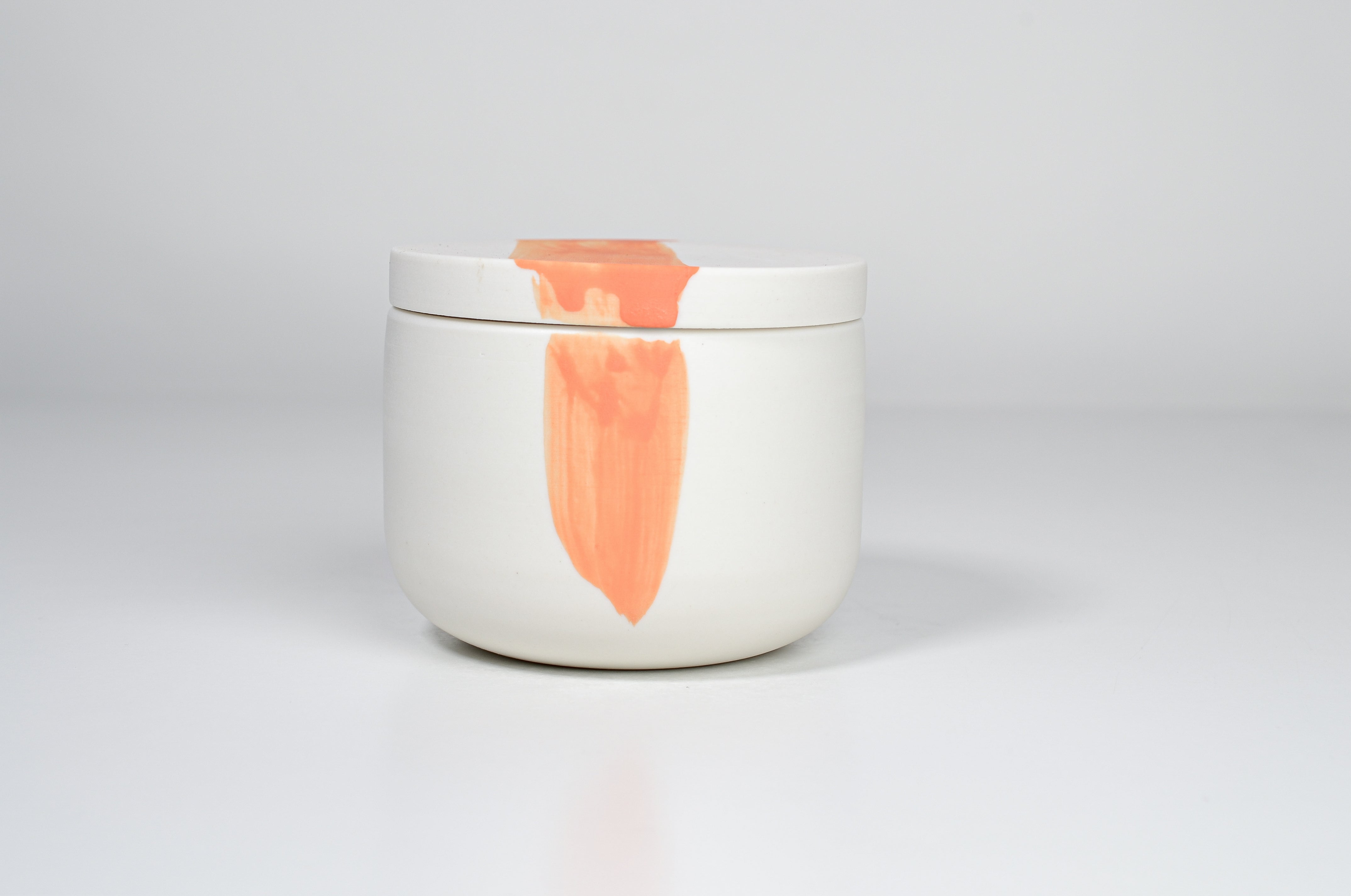 Simple sugar jar, summer line, 300ml cup with a lid