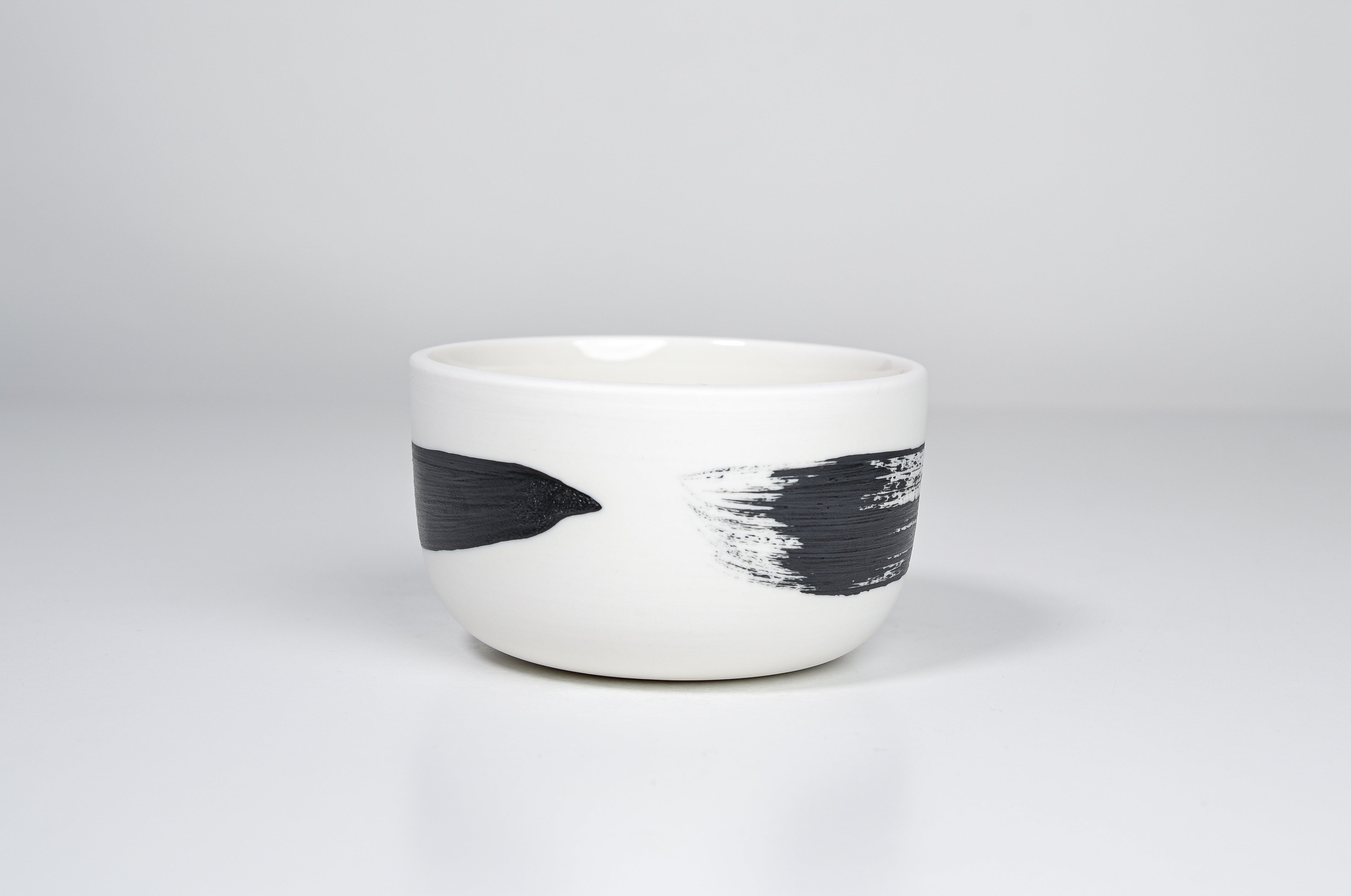 Simple bowl, black line, 250ml