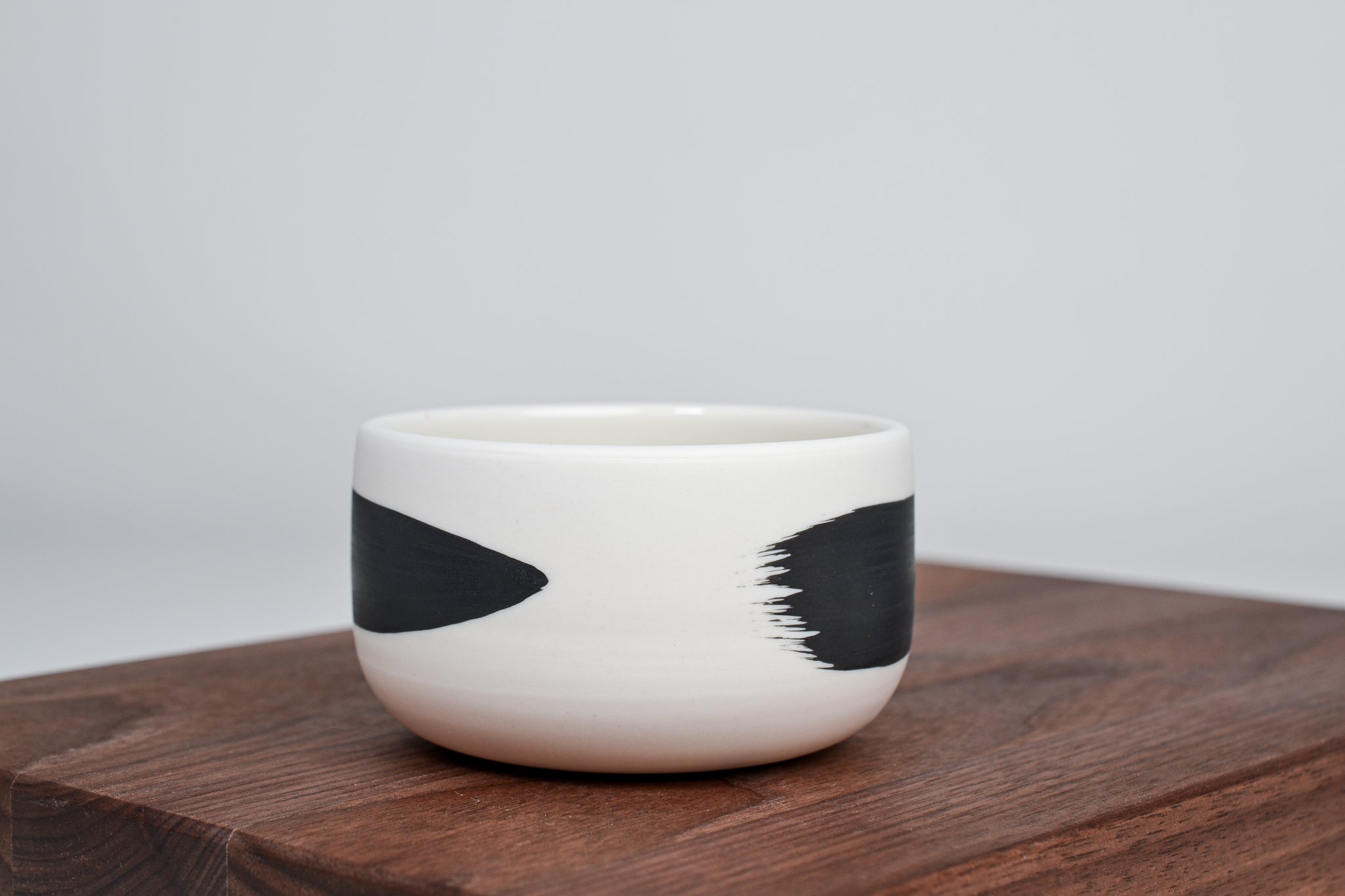 Simple cup, black line, 180ml