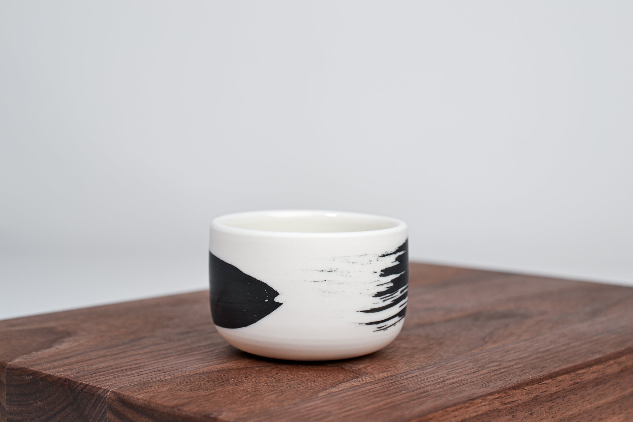 Simple cup, black line, 75ml