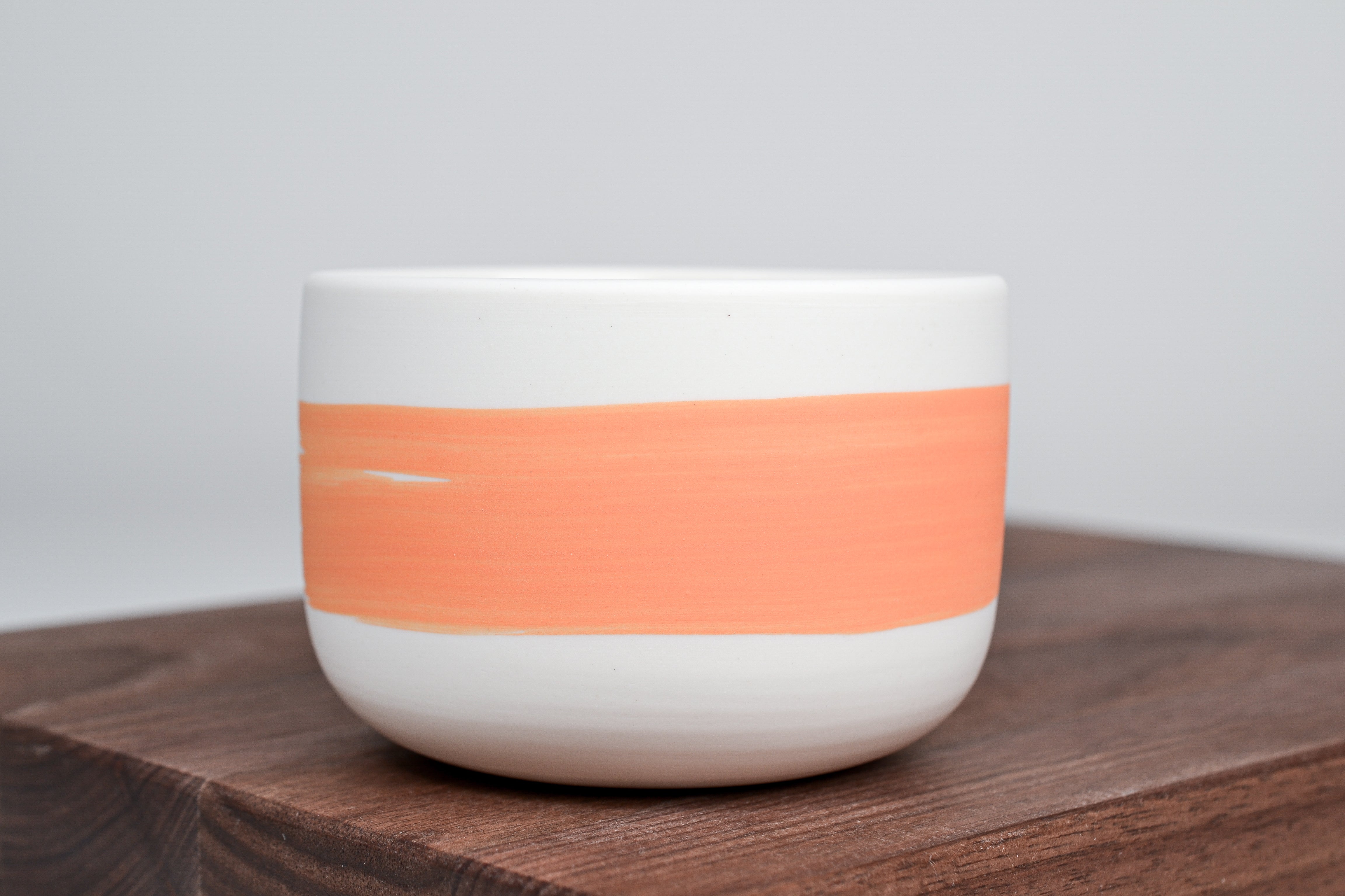 Rich orange line - Simple cup for coffee