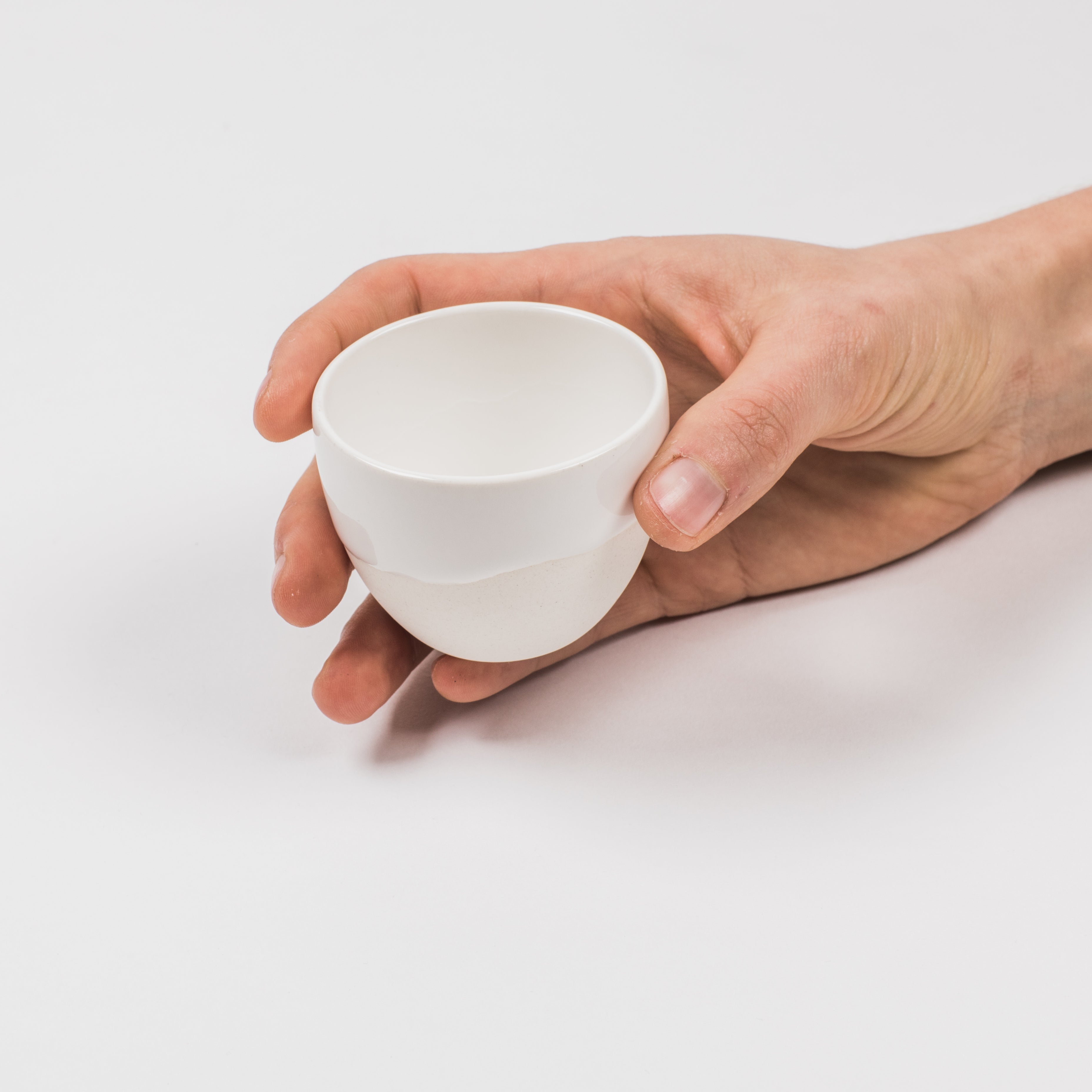 Simple white cup